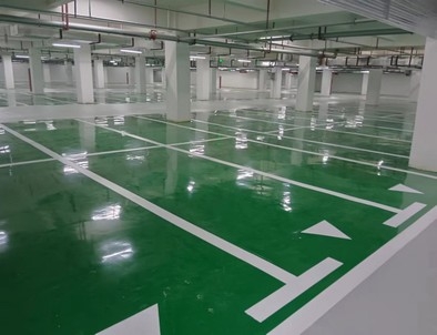 江西江西小区停车场标线